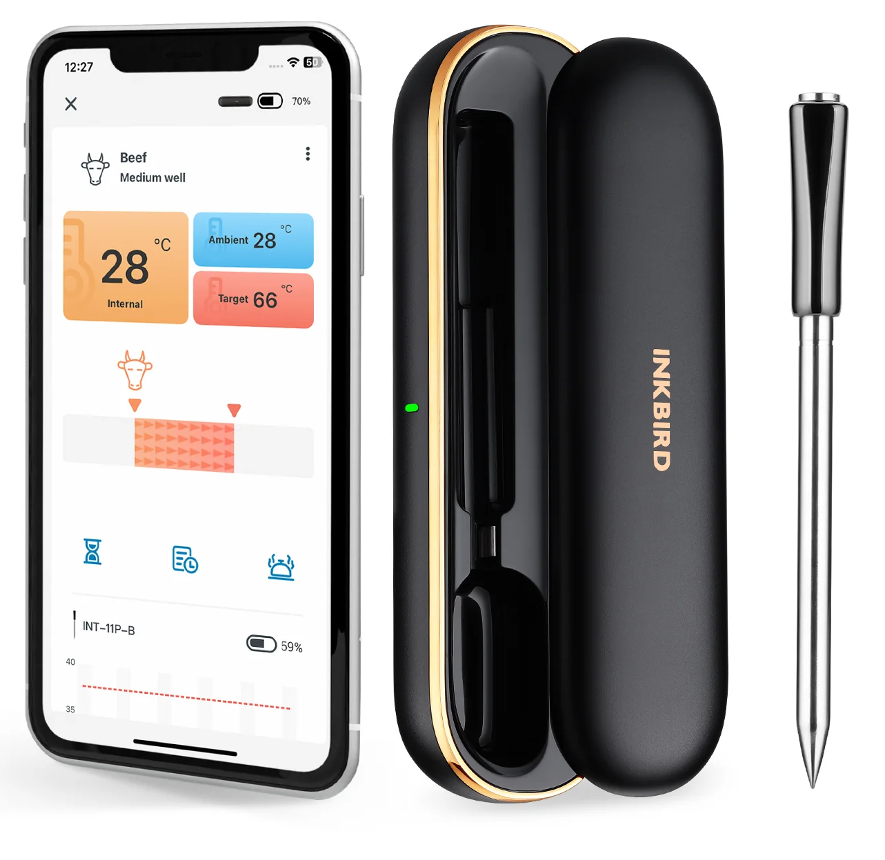 INKBIRD Wireless 2-in-1 Thermometer