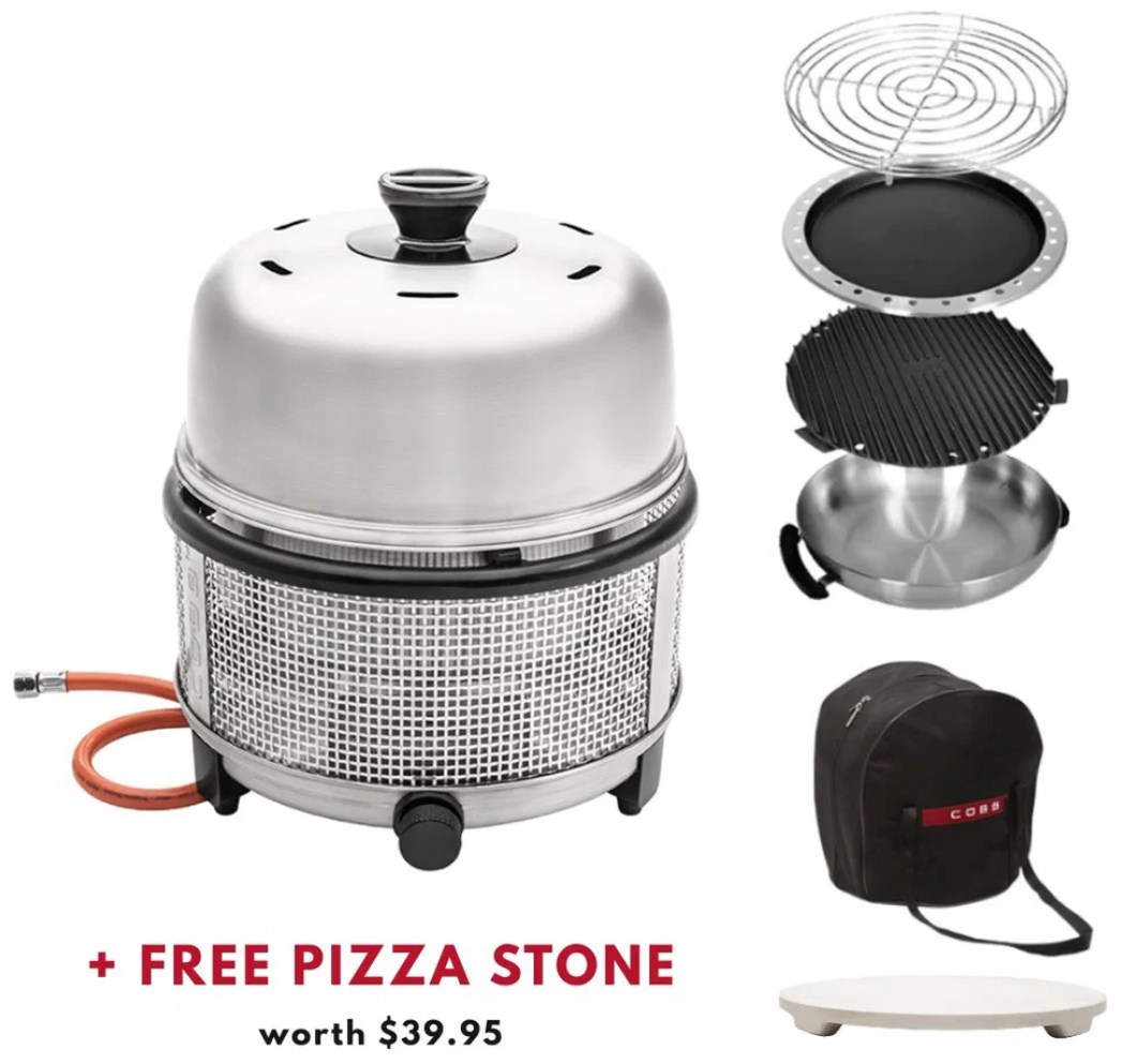 COBB Gas+ Bundle with Free Pizza Stone