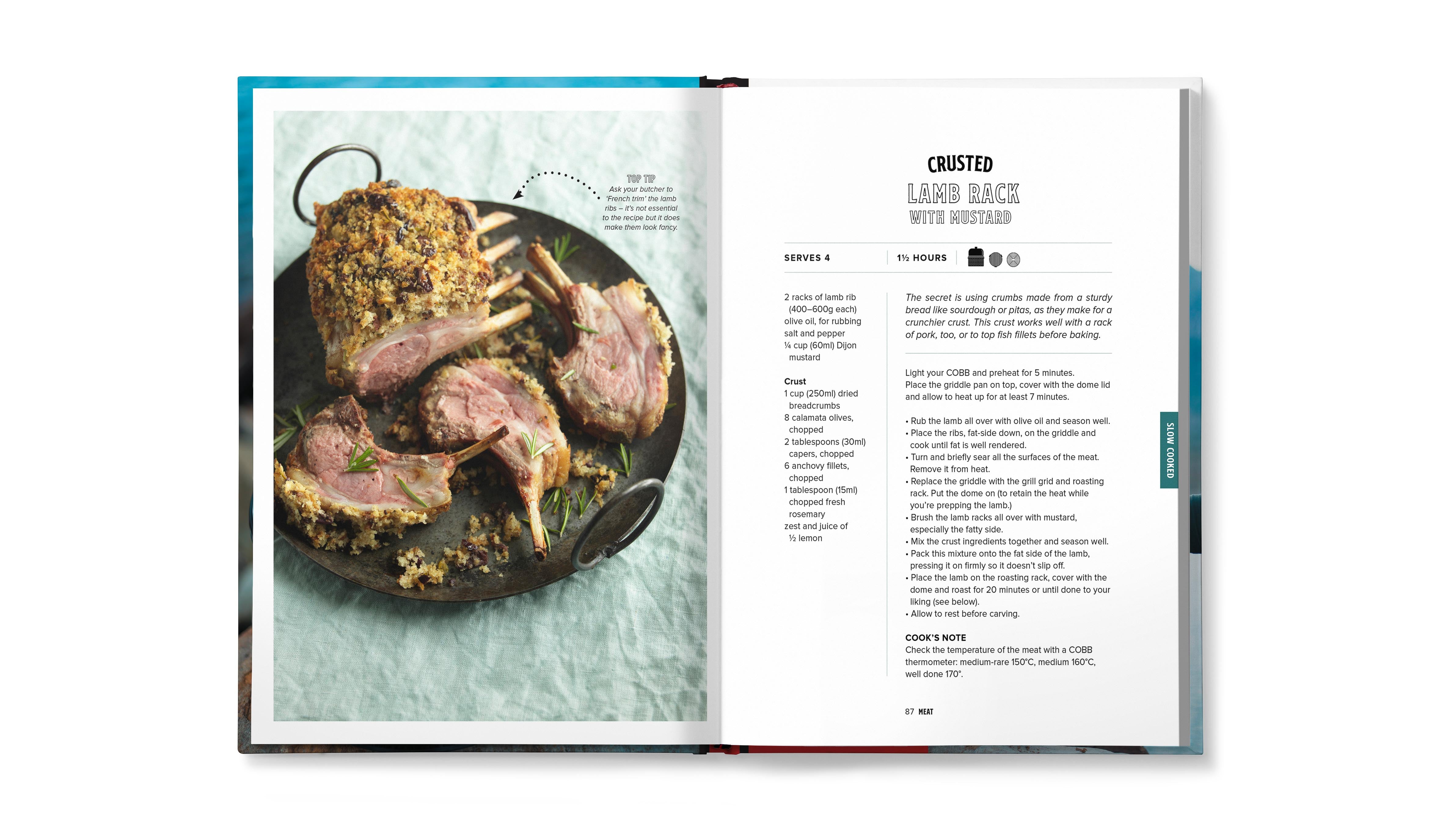 COBB Grill Lamb Rack recipe