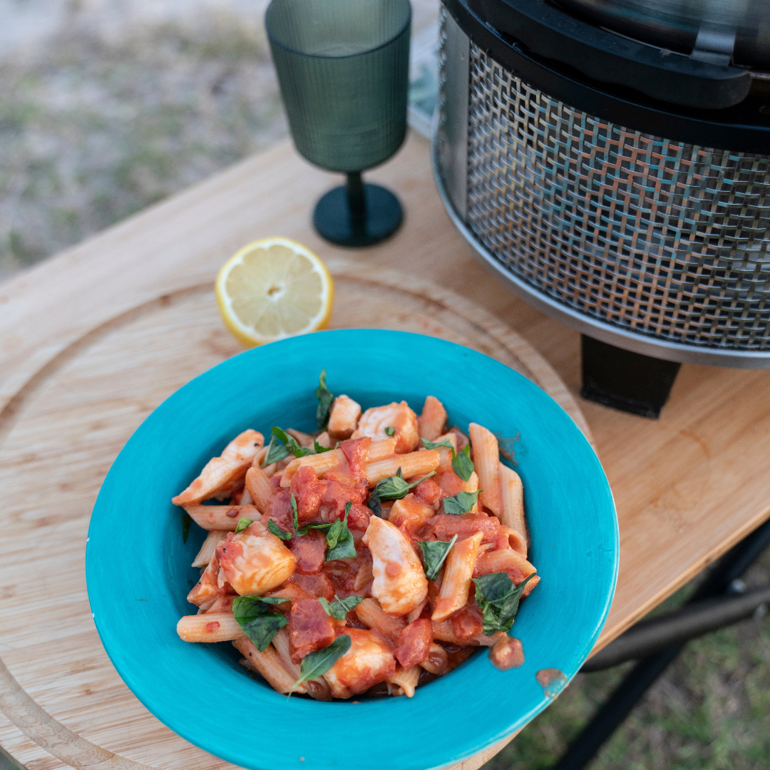 COBB Grill Creamy Chilli Tomato Fish Pasta