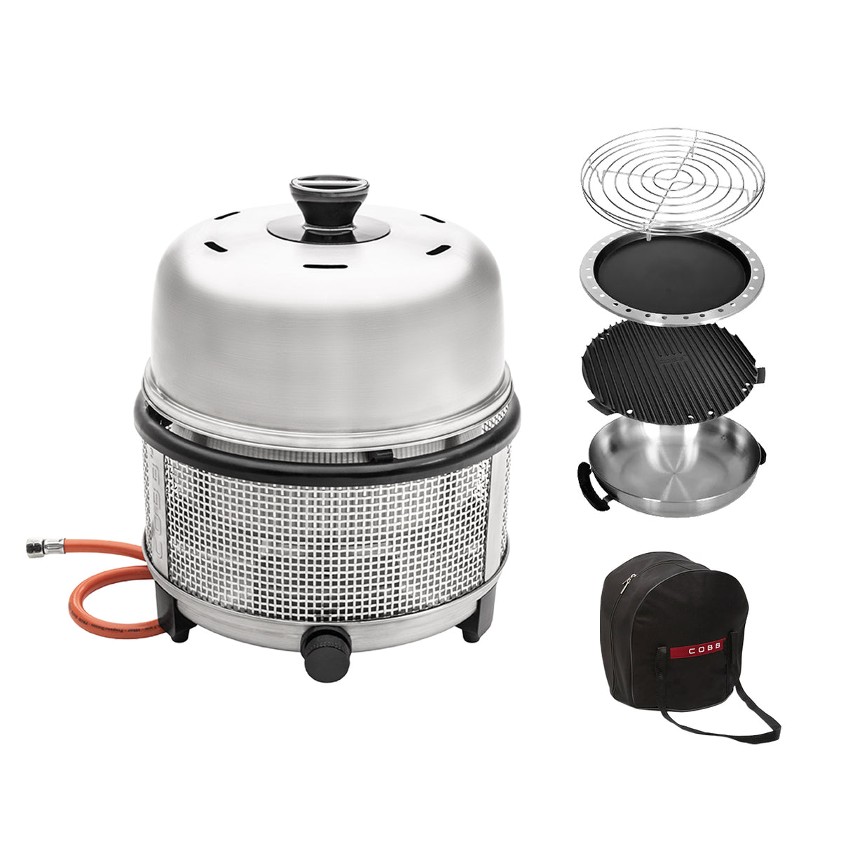 COBB Grill Gas+ Bundle (LPG) | Portable BBQ for Caravans, Boats ...