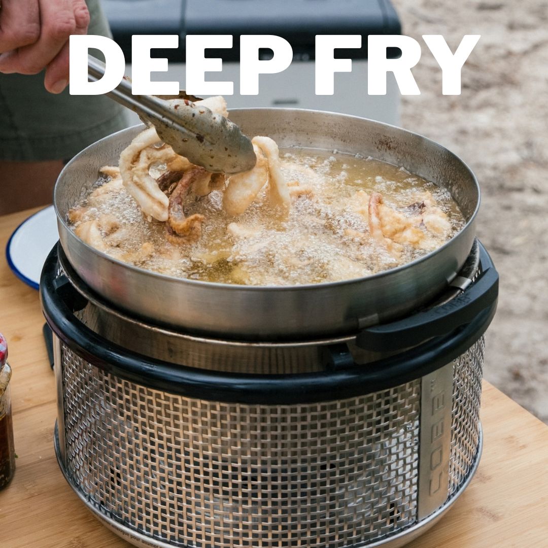 Deep frying on the COBB